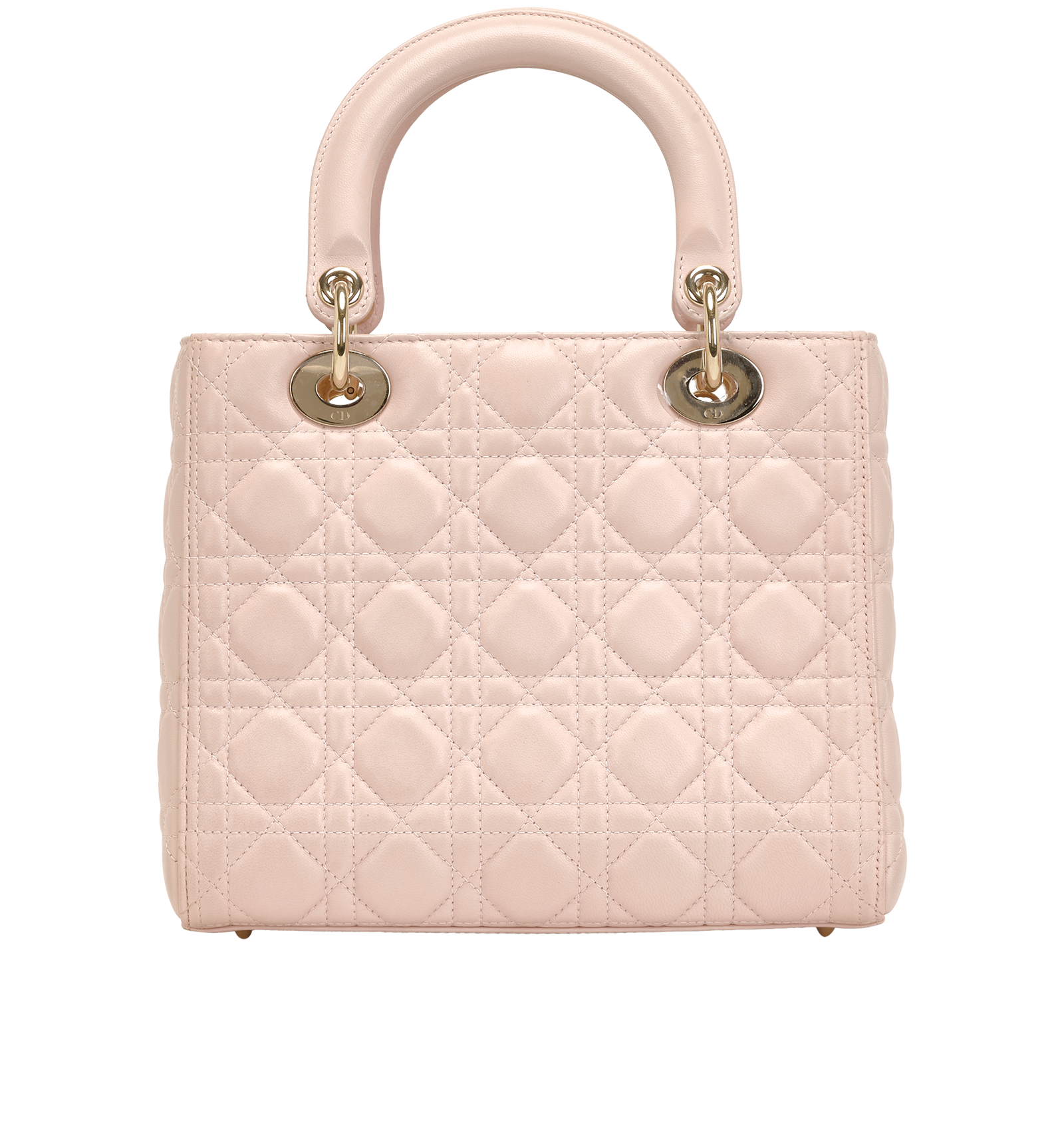 Medium Lady Dior, &pound;2,100, Handbags, Pink, Leather, Back view